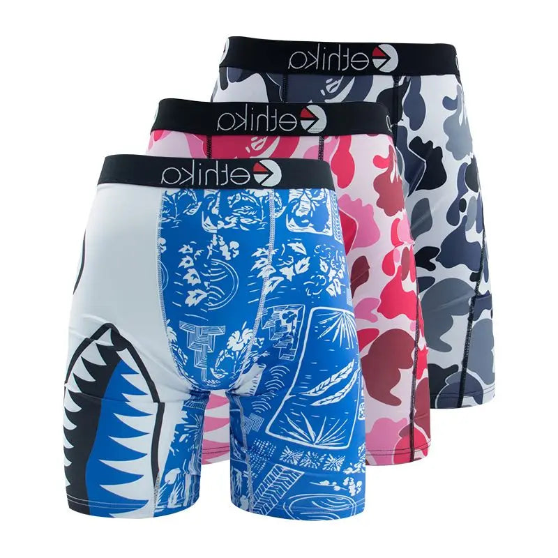 Mens Printed Boxer Briefs Trendy Styles
