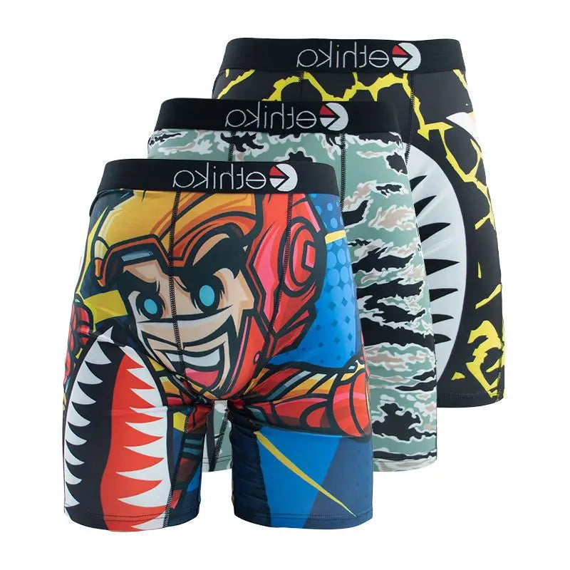 Mens Printed Boxer Briefs Trendy Styles