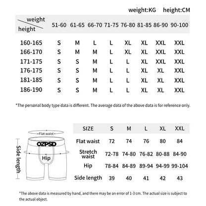 Mens Fashion Print Boxer Briefs 3 Pack