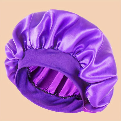 Unscented Silk Satin Sleep Cap Pink