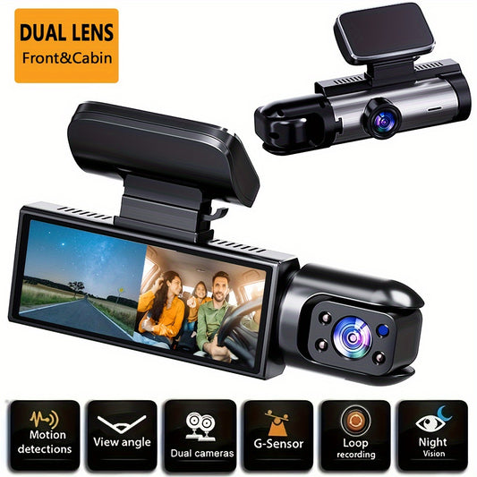 1080p Dual Camera Car Dash Cam