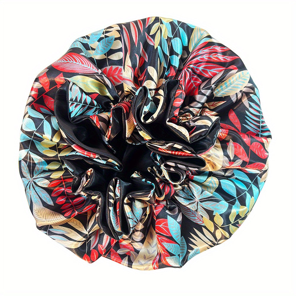 Double Layer Satin Bonnet For Women