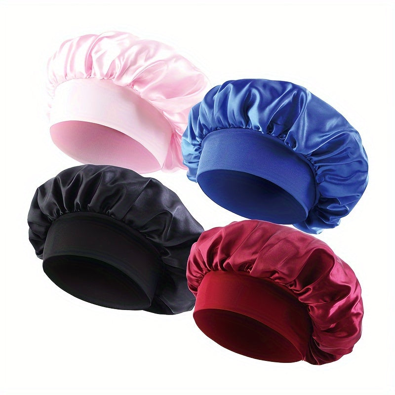Satin Bonnet Set For Women 4 Colors