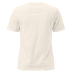 Back view of a casual T-Shirt by LuckeLadybug LLC featuring a soft fabric design