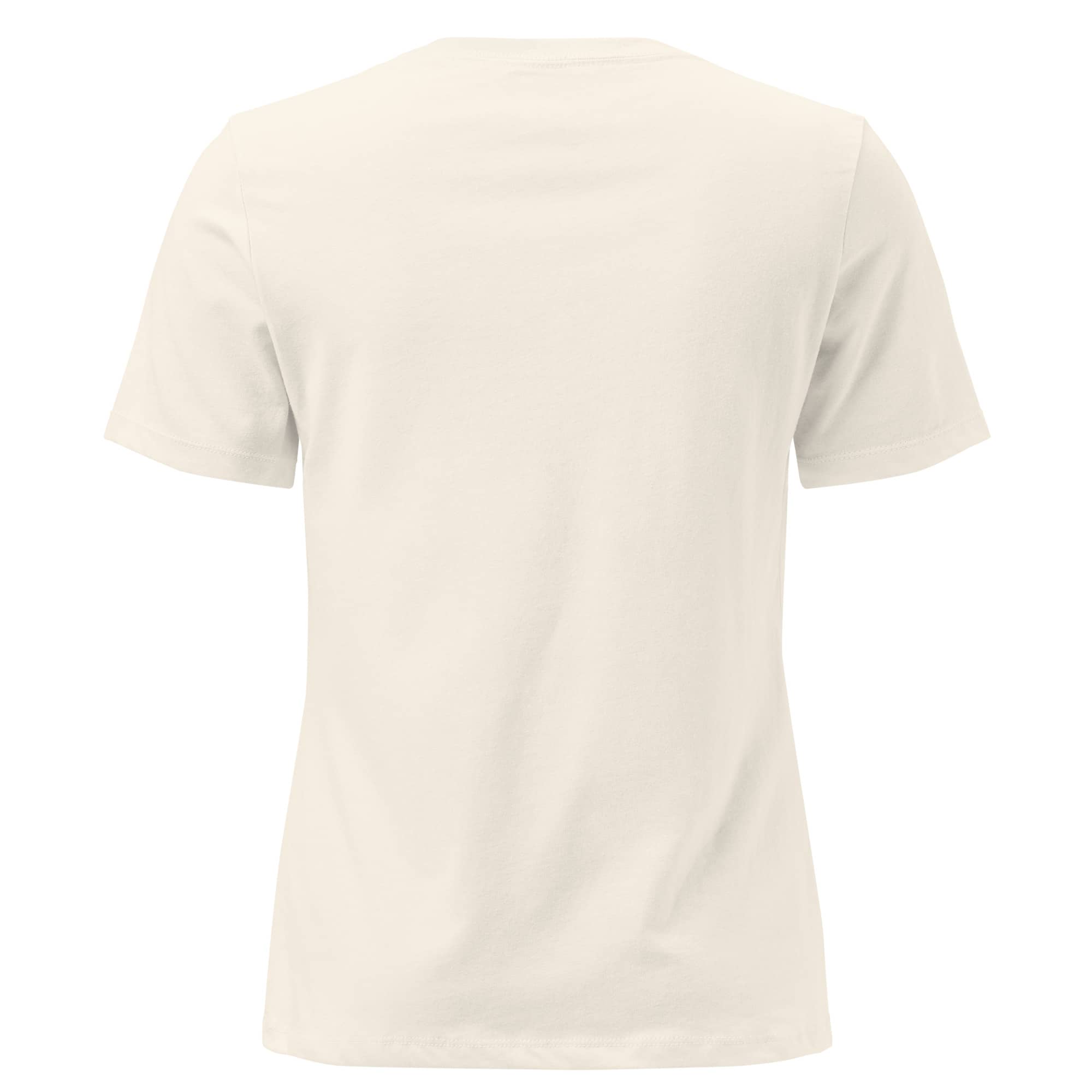 Back view of a casual T-Shirt by LuckeLadybug LLC featuring a soft fabric design