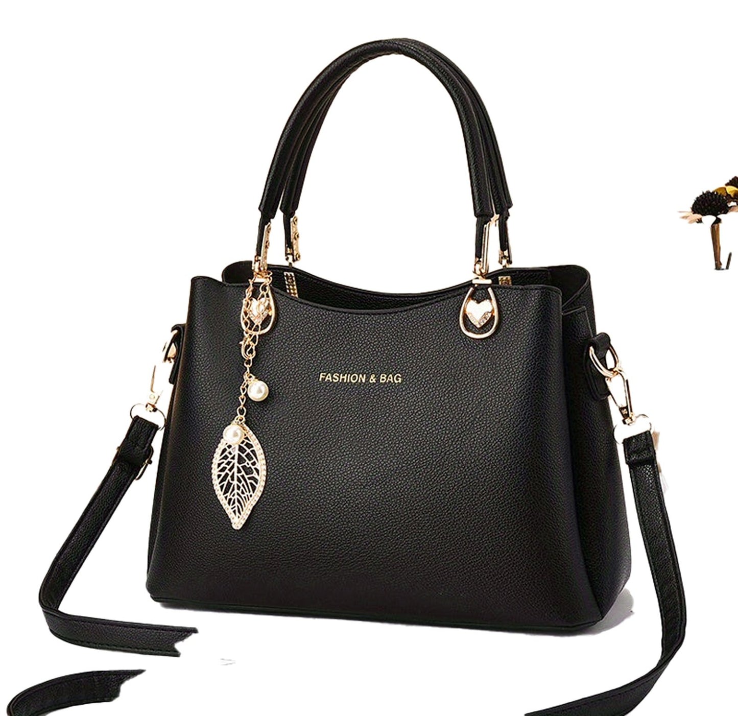 LuckeLadybug LLC elegant white handbag for women with a stylish design and unique charm