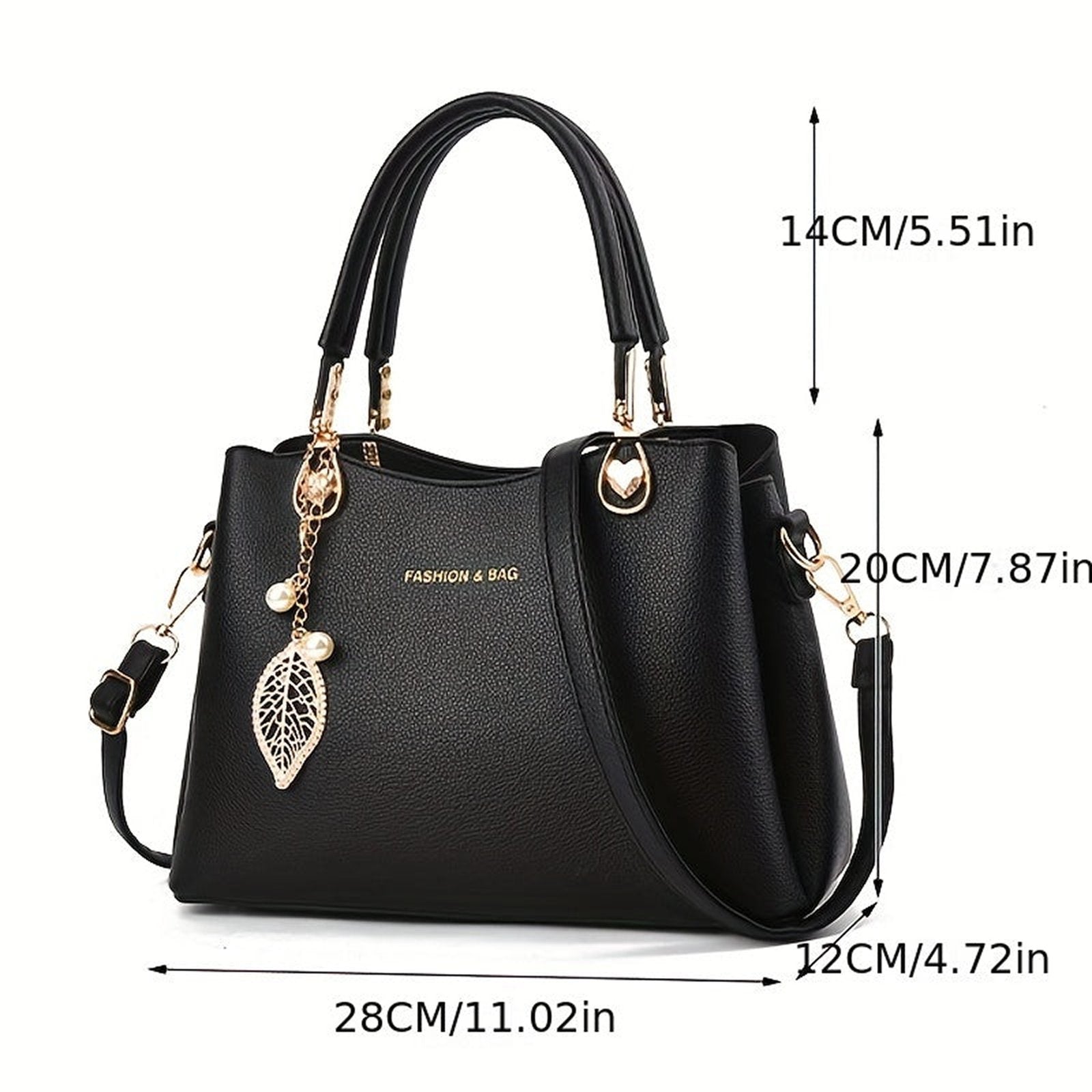 LuckeLadybug Elegant White Handbag for Women with Stylish Design and Versatile Carry Options