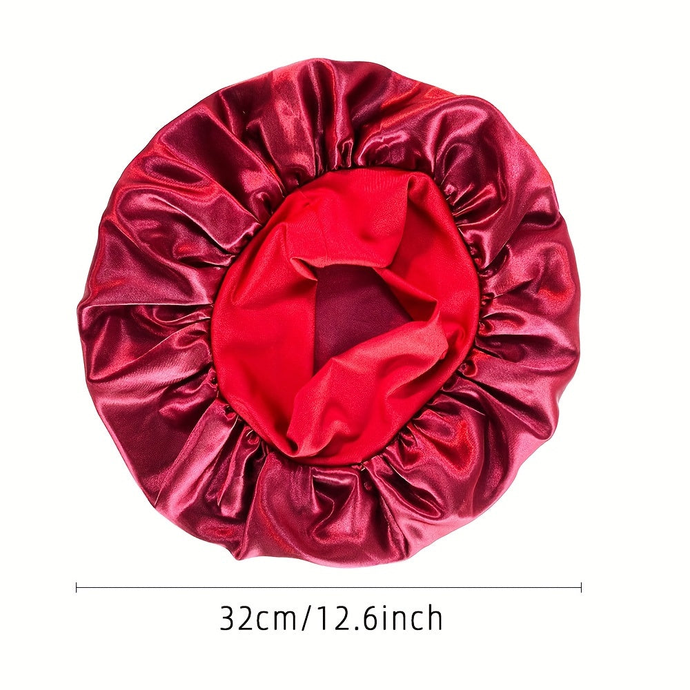 Satin Hair Bonnet Set For Women 10 Pack