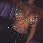 LuckeLadybug sparkling tank top with jeweled embellishments for festival fashion and summer style