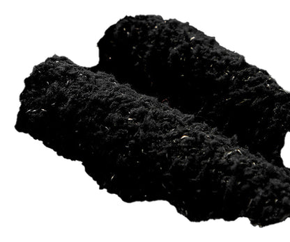 Black Shimmer Cardigan With Pearl Details