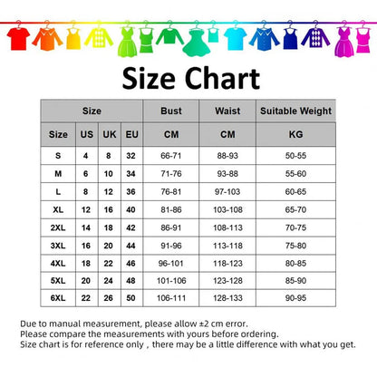 Size chart for floral lace off shoulder corset top with measurements for various sizes including bust and waist