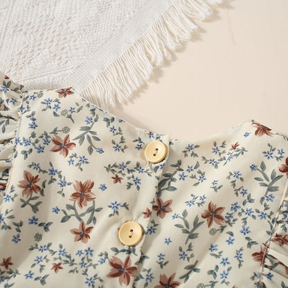 Floral Summer Dress For Girls