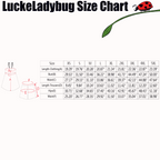 floral swim dress for women size chart showing measurements for XS to 5XL