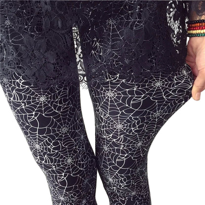 Flower Pattern Leggings For Women