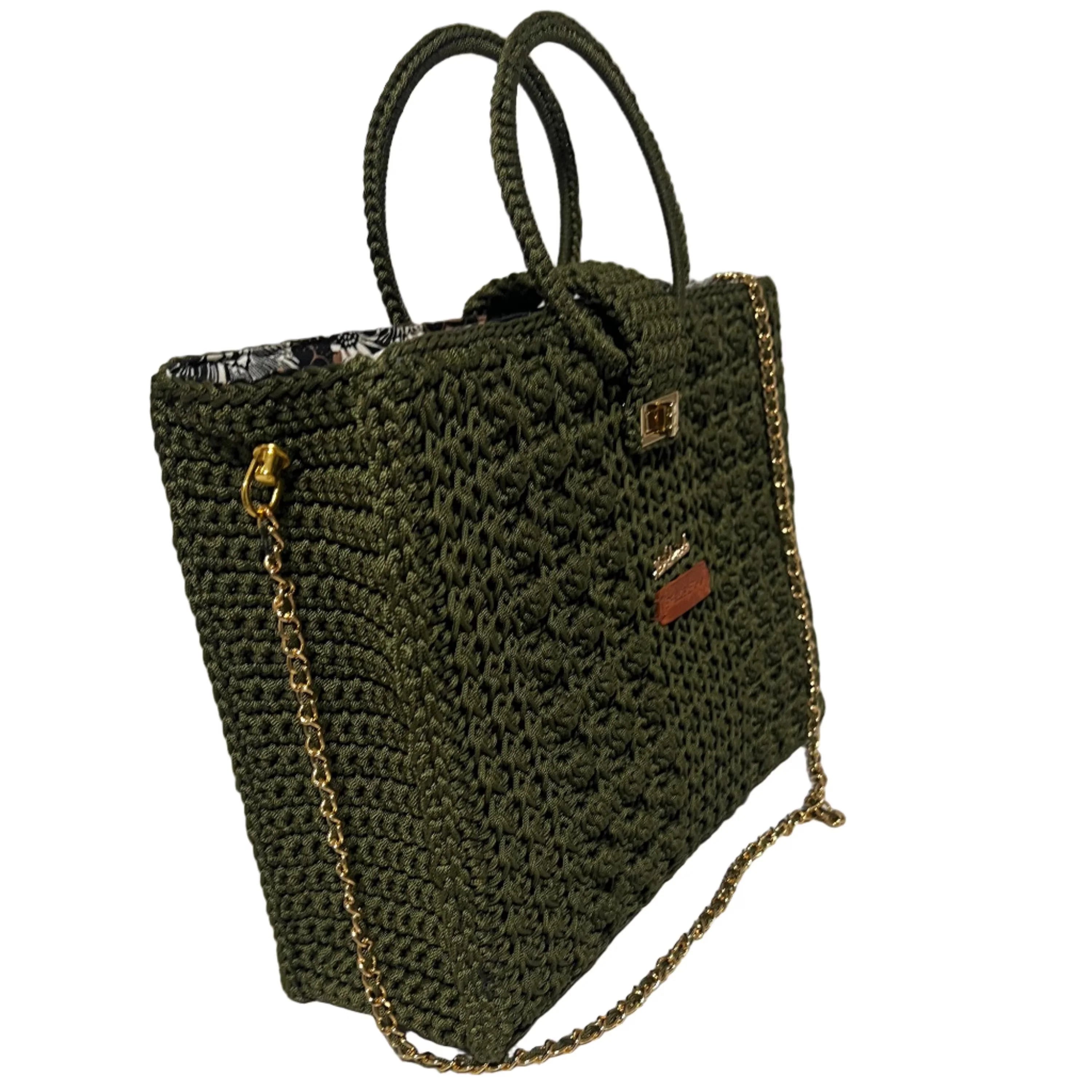 Forest Chic Artisan Chain Strap Bag