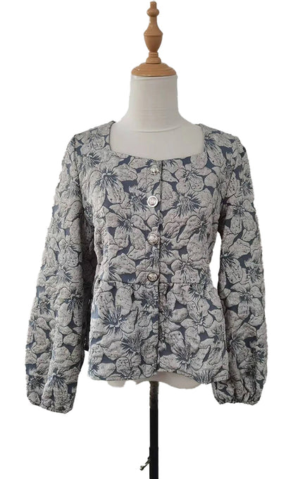 French Vintage Blouse For Women Peasant Top