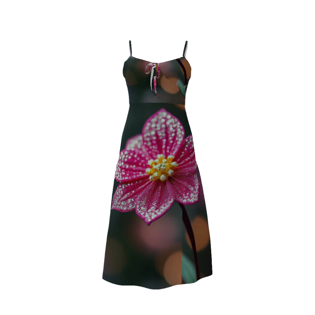 Fashion,Womens,Split,Cami,Dress,Flowers,Cute