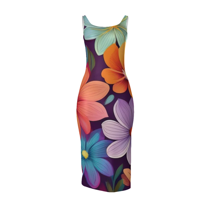 Fashion,Womens,Dress,Midi Cami,Flowers