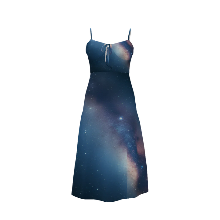 Fashion,Womens,Dress,Split,Midi,Cami,Glaxay,Cute,Starry