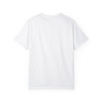Plain white T-shirt back view by LuckeLadybug ideal for funny husky shirt for adults design