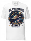 LuckeLadybug Cosmic Journey T-Shirt with Galactic Dreams and Powerball Theme for Space Lovers