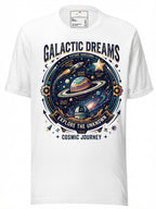LuckeLadybug Cosmic Journey T-Shirt with Galactic Dreams and Powerball Theme for Space Lovers