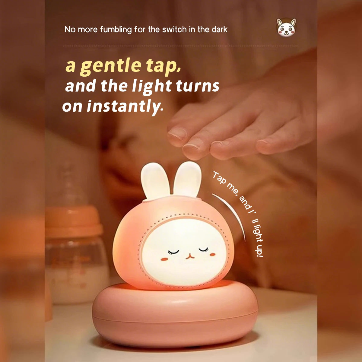 LED Light Night Light - Cute Pet Sleep Companion
