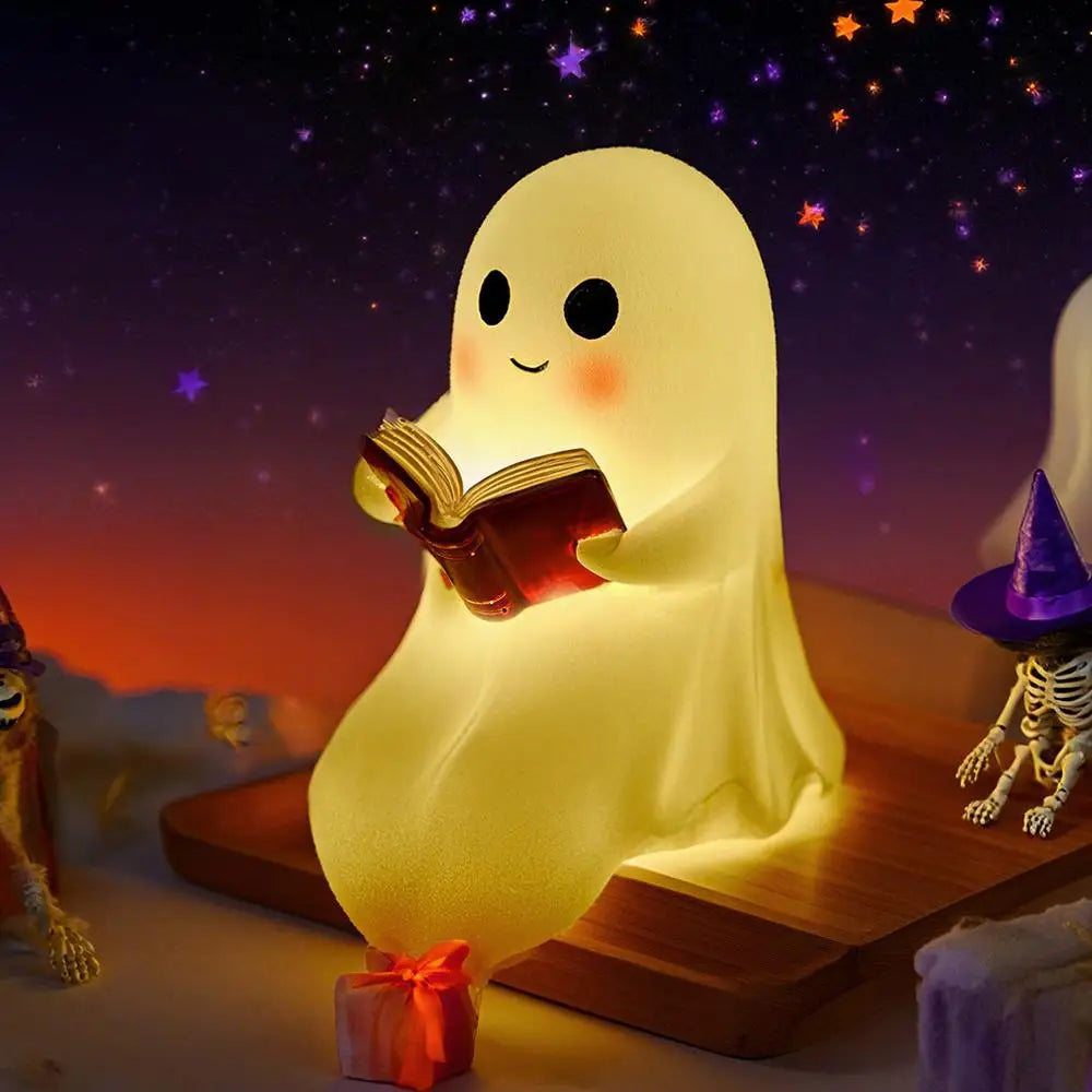 Ghost Lamp for Book Lovers