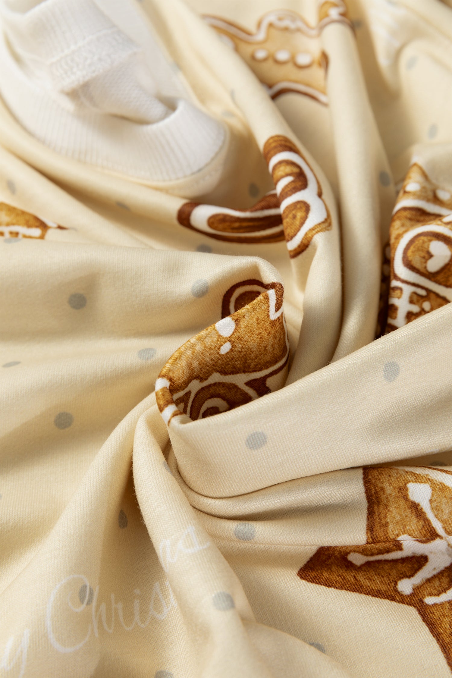 LuckeLadybug LLC Gingerbread Man Print Shorts with Soft, Cozy Fabric for Holiday Comfort