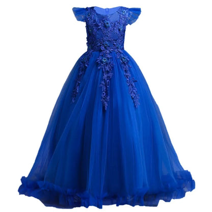 Girls Flower Lace Formal Dress Collection