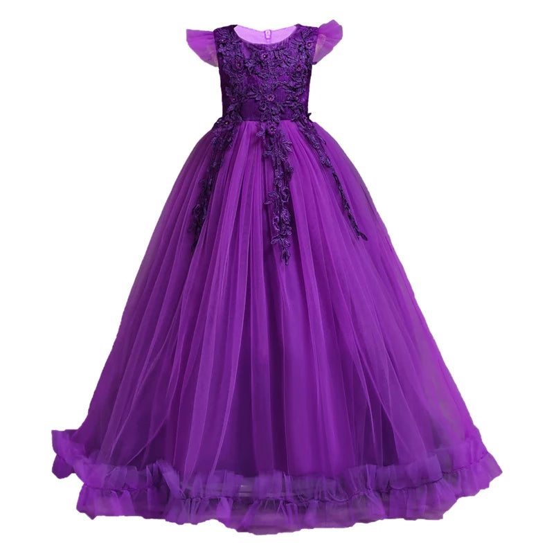 Girls Flower Lace Formal Dress Collection