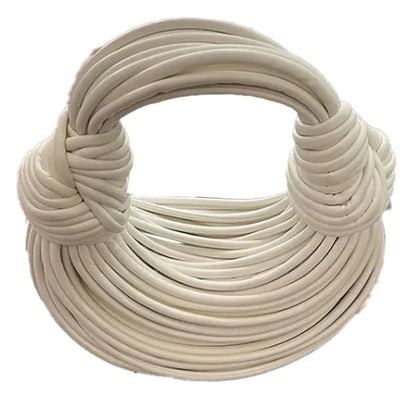 Unique white hobo bag showcasing elegant design, perfect for casual outings with the gold designer handwoven handbag