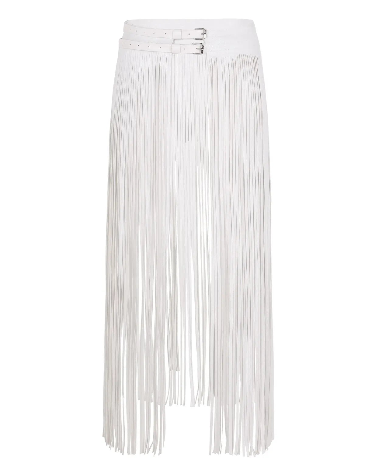 Goth Skirt with Fringe Detail