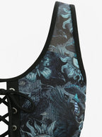Gothic Bikini: Emo Celestial Raven Swimsuit