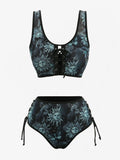 Gothic Bikini: Emo Celestial Raven Swimsuit