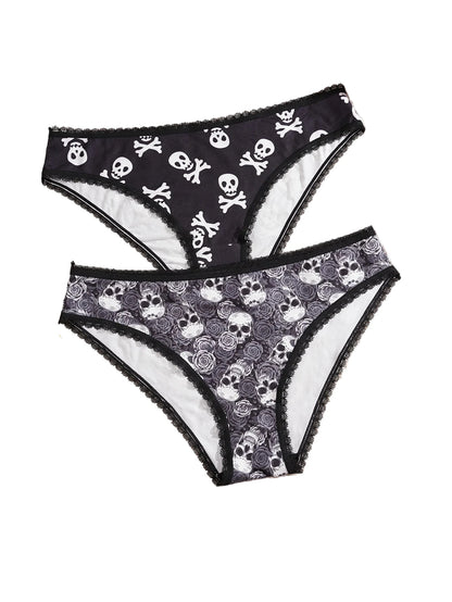 Gothic Halloween Panties Trendy Hipster Style