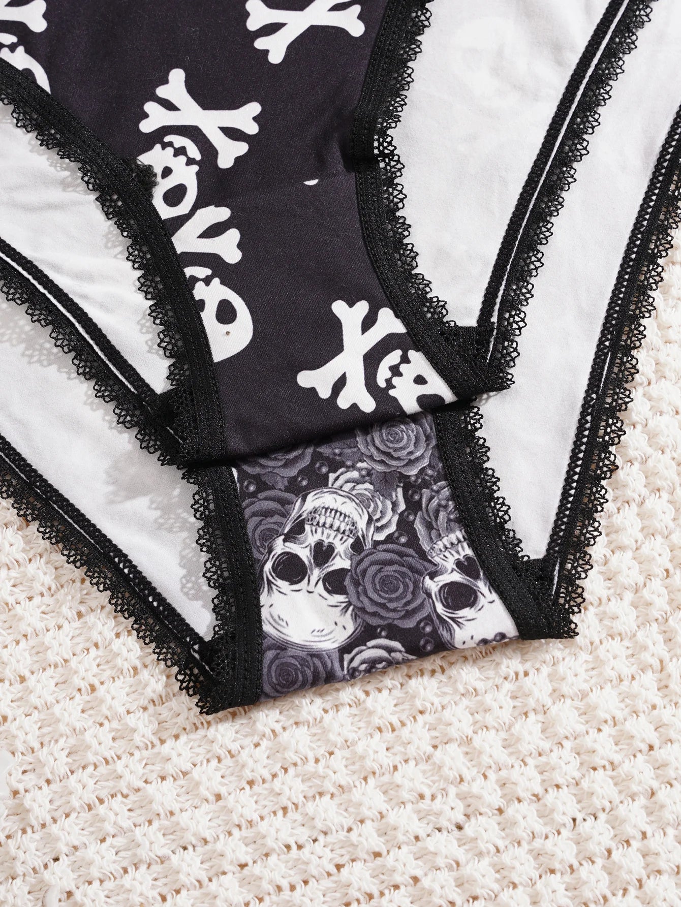 Gothic Halloween Panties Trendy Hipster Style