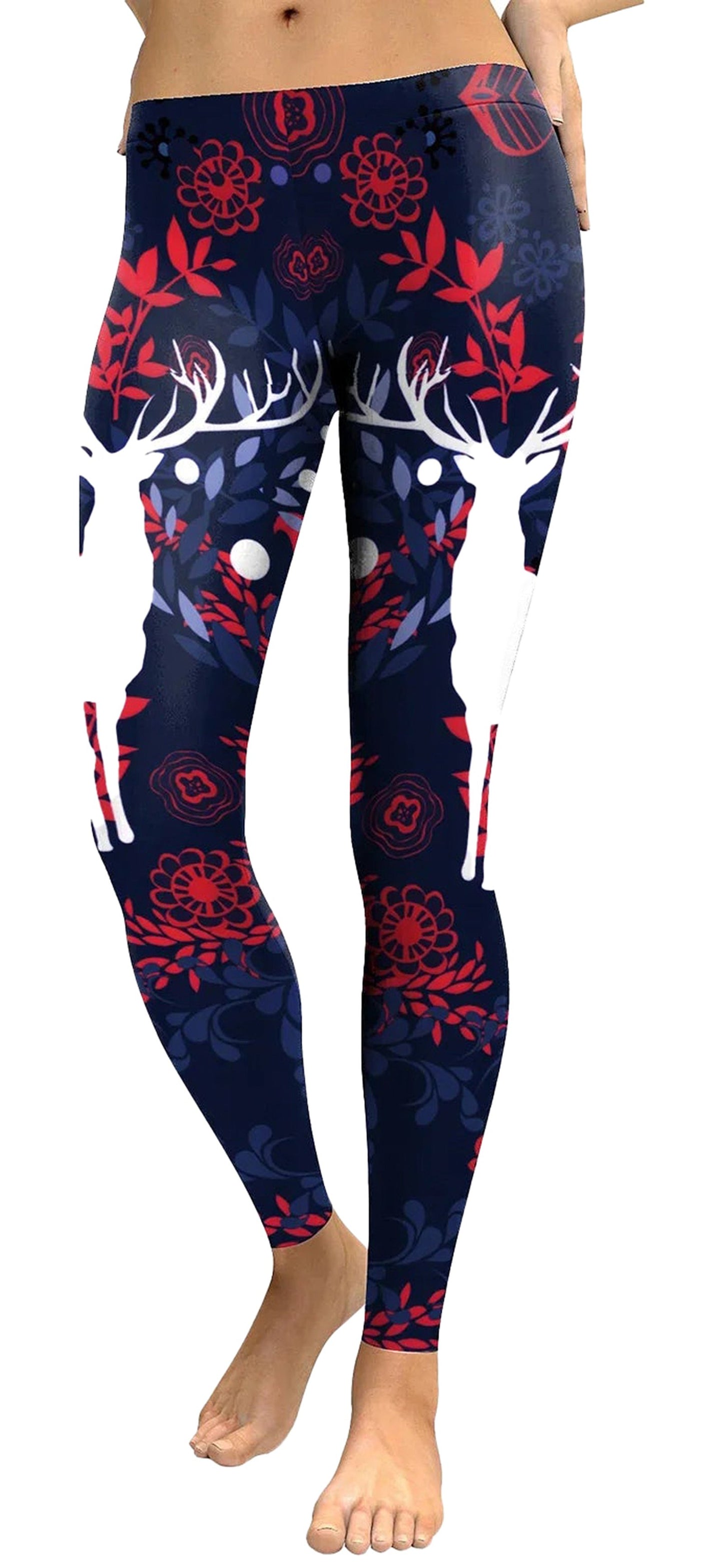 Graffiti Print Womens Leggings