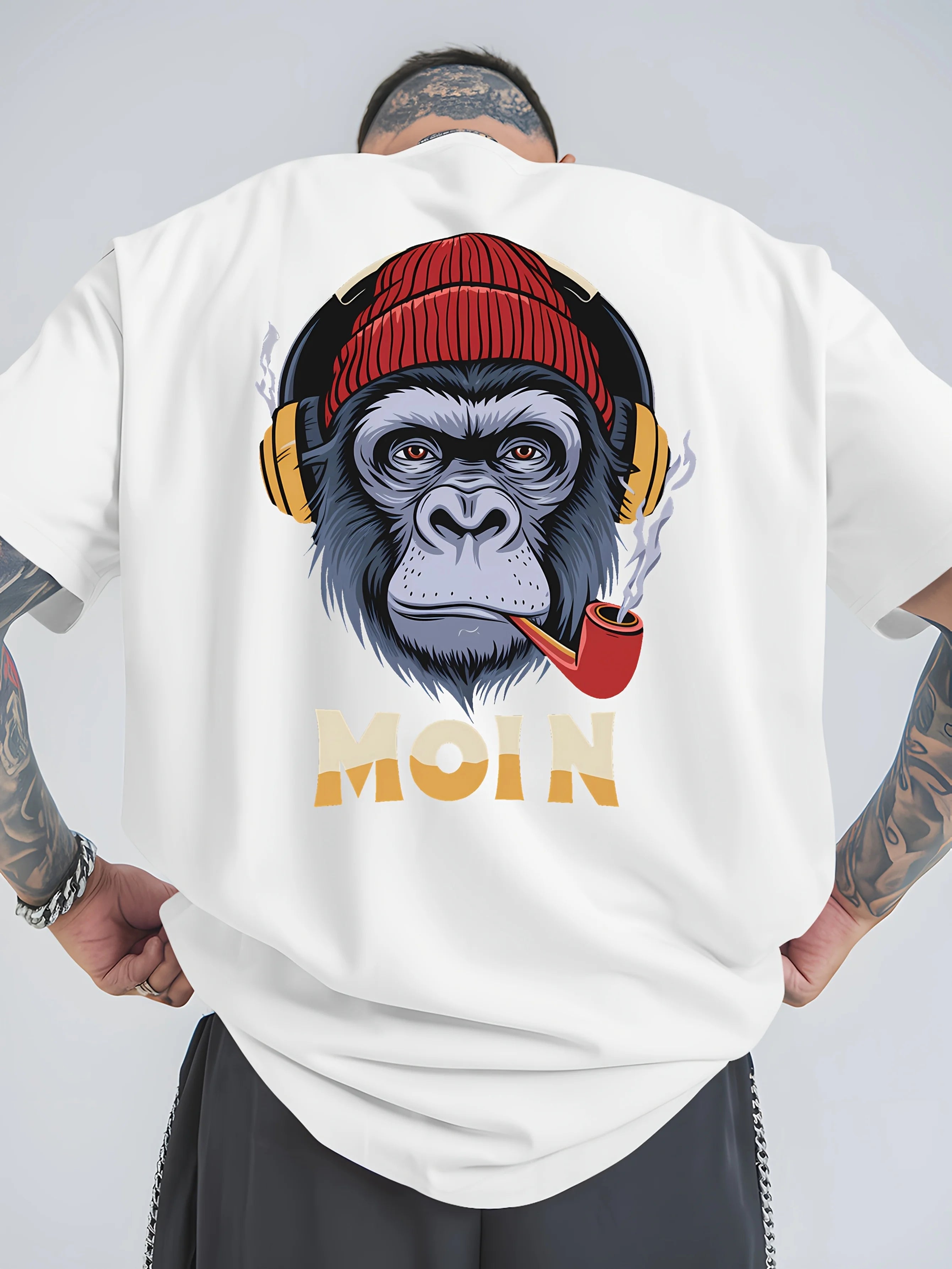 Graphic Men's T Shirt with Anchor Design