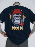Graphic Men's T Shirt with Anchor Design