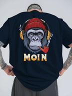 Graphic Men's T Shirt with Anchor Design