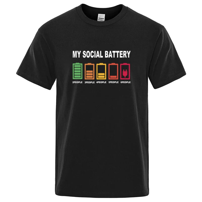 Graphic Men's T Shirt - My Social Battery