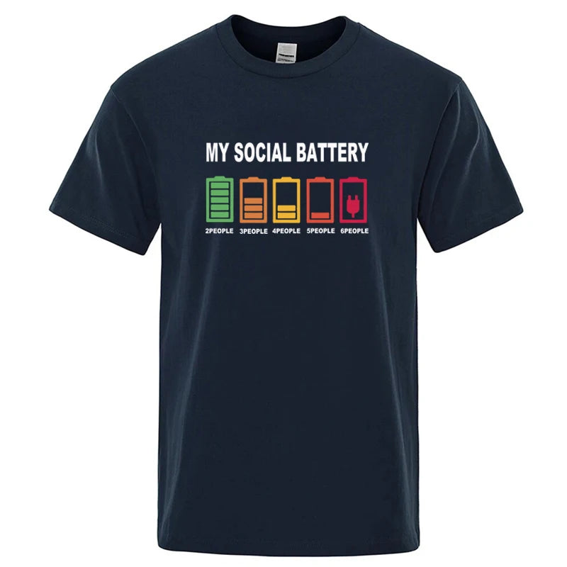 Graphic Men's T Shirt - My Social Battery