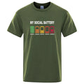 Graphic Men's T Shirt - My Social Battery