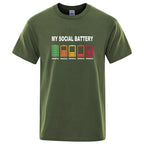 Graphic Men's T Shirt - My Social Battery
