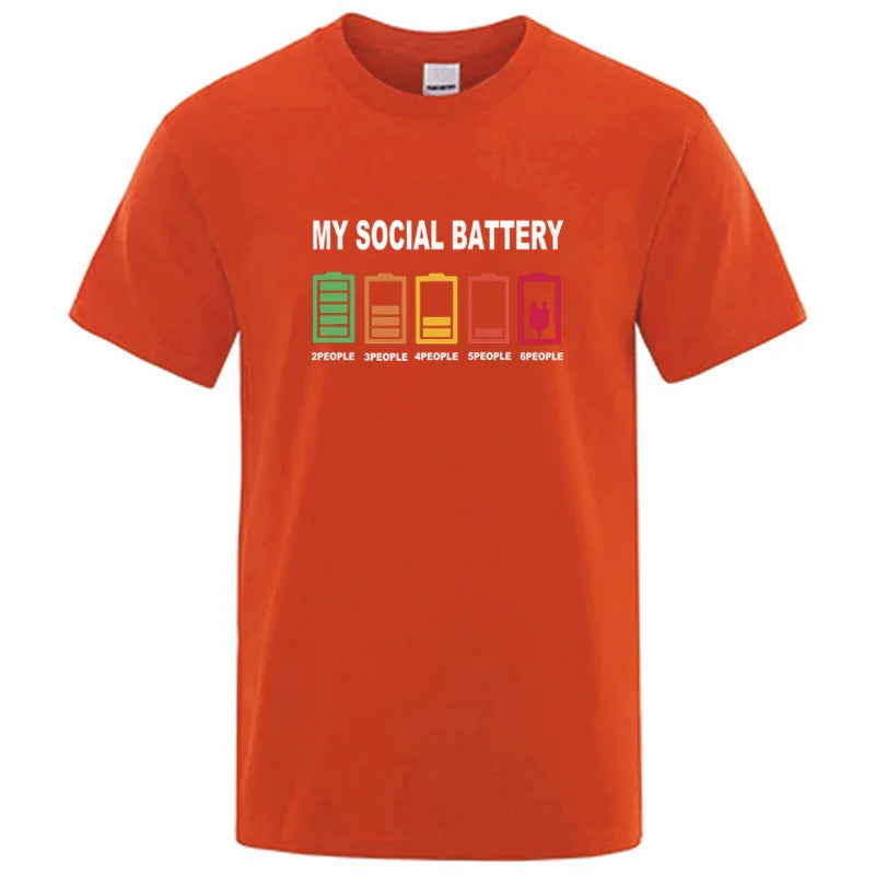 Graphic Men's T Shirt - My Social Battery