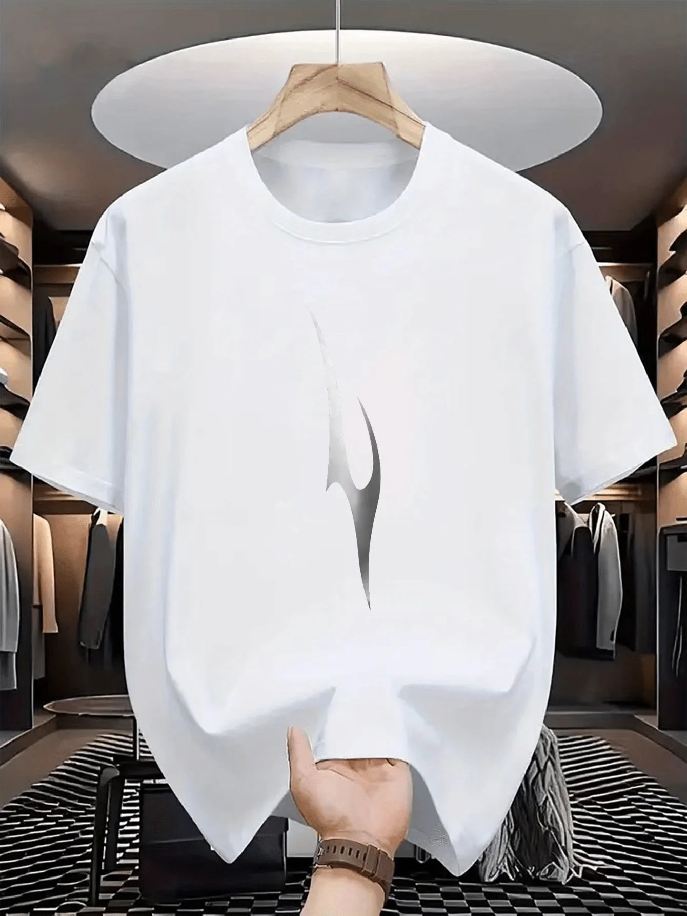 Graphic Men's T Shirt - Trendy Style