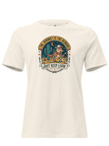 LuckeLadybug LLC Graphic Tee Clothing with Retro Monkey Design and Motivational Quote