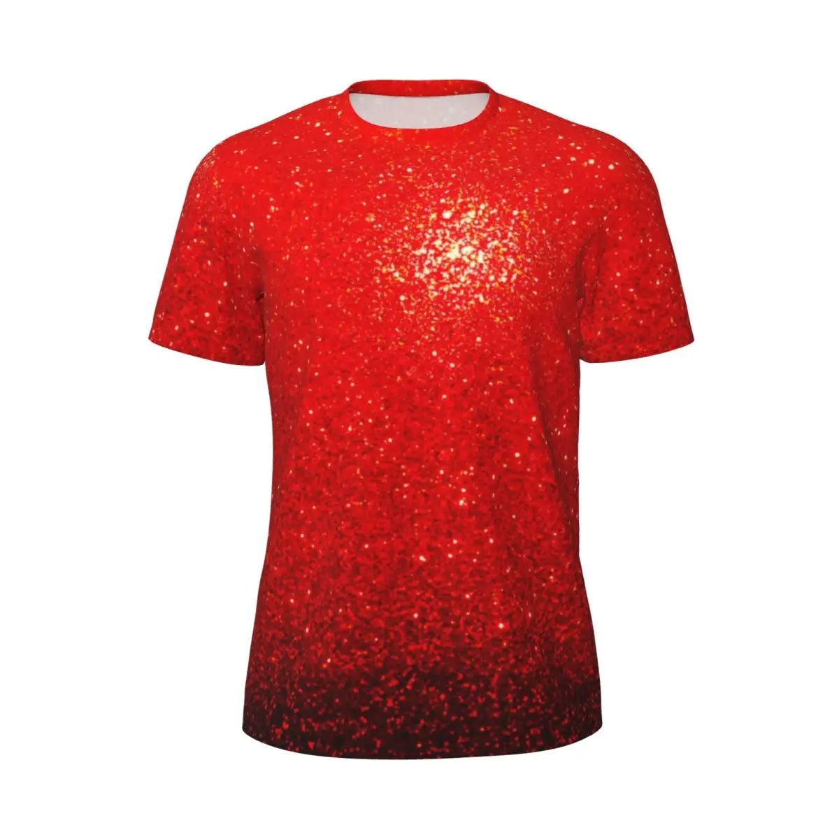 Graphic Tee Clothing - Red Glitter Style