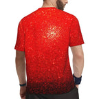 Graphic Tee Clothing - Red Glitter Style